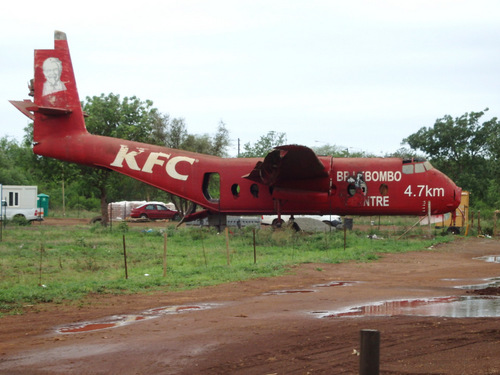 How the Airplane came to be here is not known to the public.